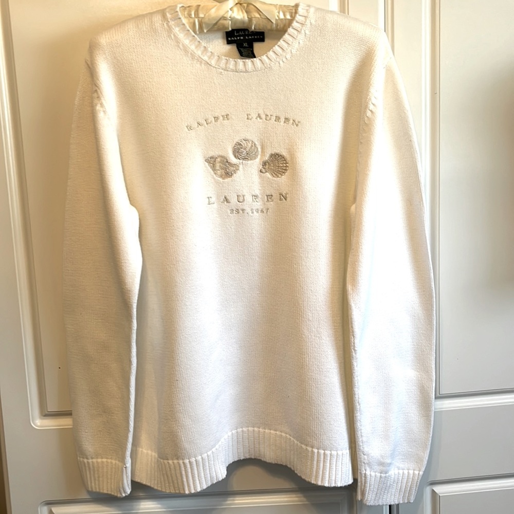 Ralph Lauren perfect summer sweater for those cooler nights. XL